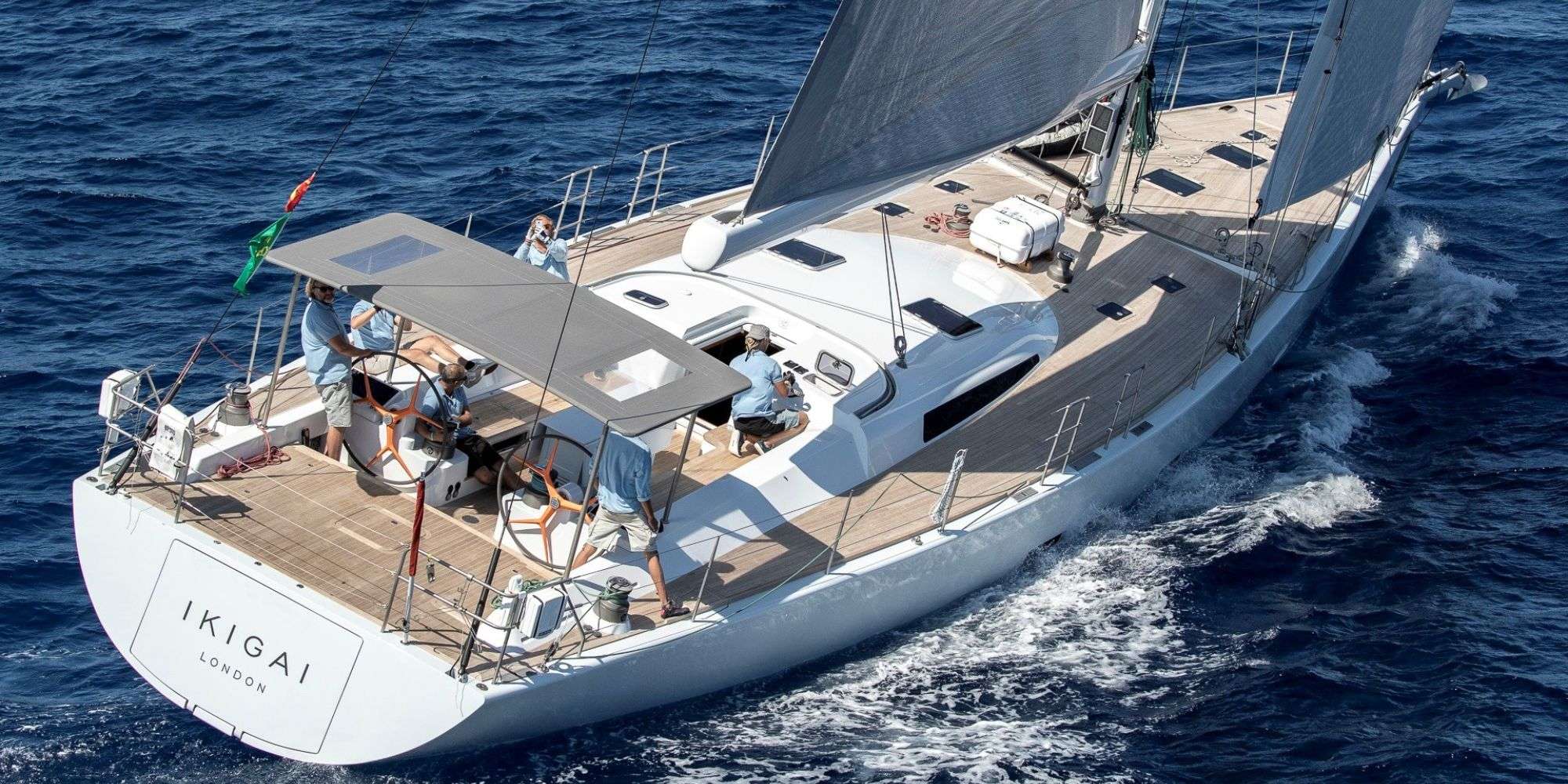 Ikigai- JFA exterior — luxury yacht charter