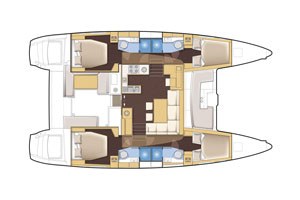 LAGOON 450 exterior — luxury yacht charter