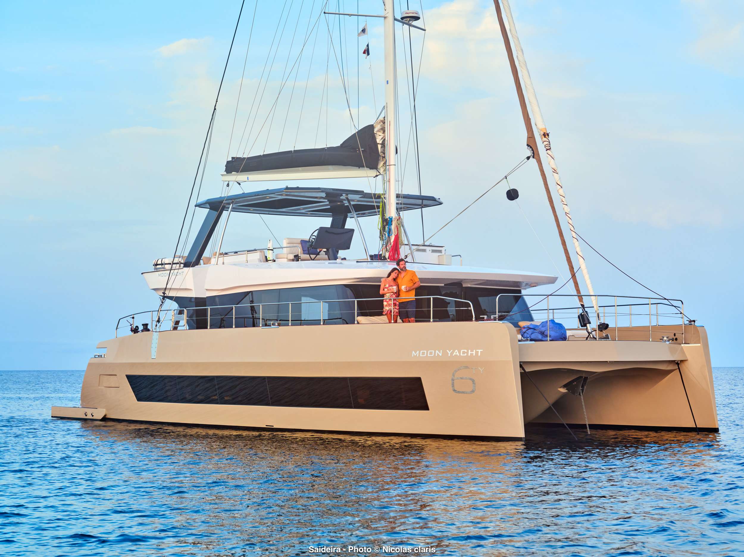 SAIDERA exterior — luxury yacht charter