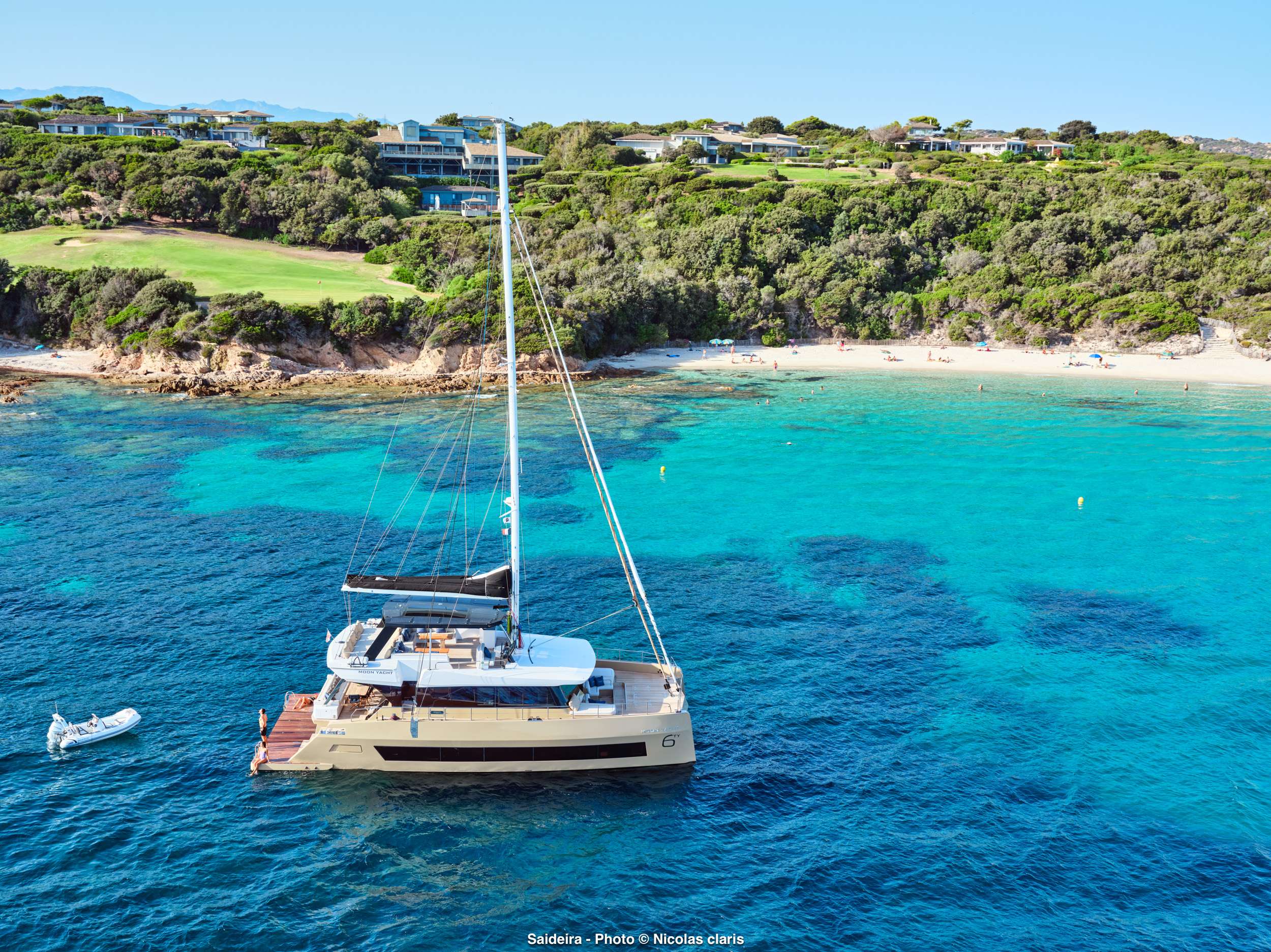 SAIDERA exterior — luxury yacht charter