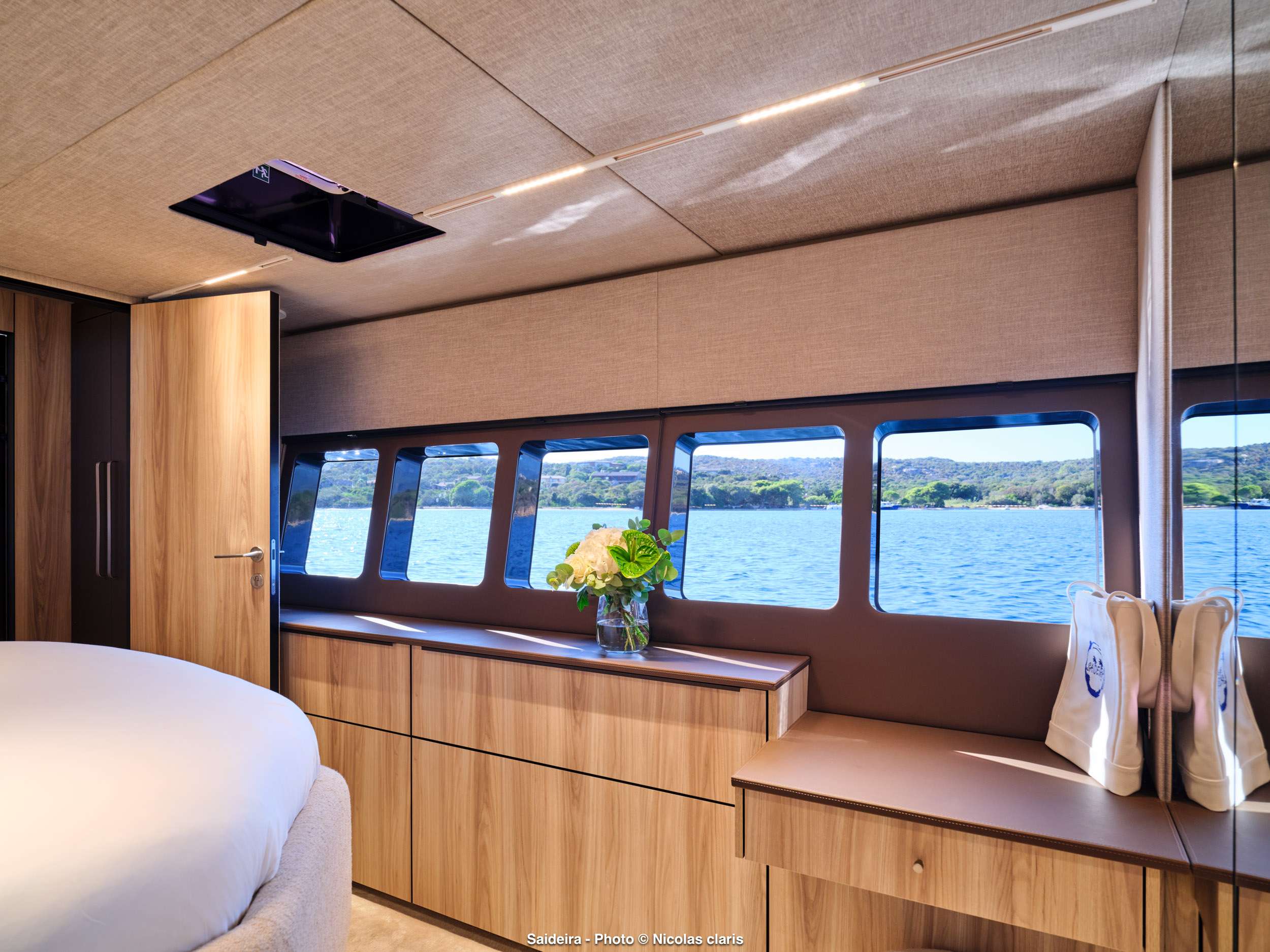 SAIDERA exterior — luxury yacht charter