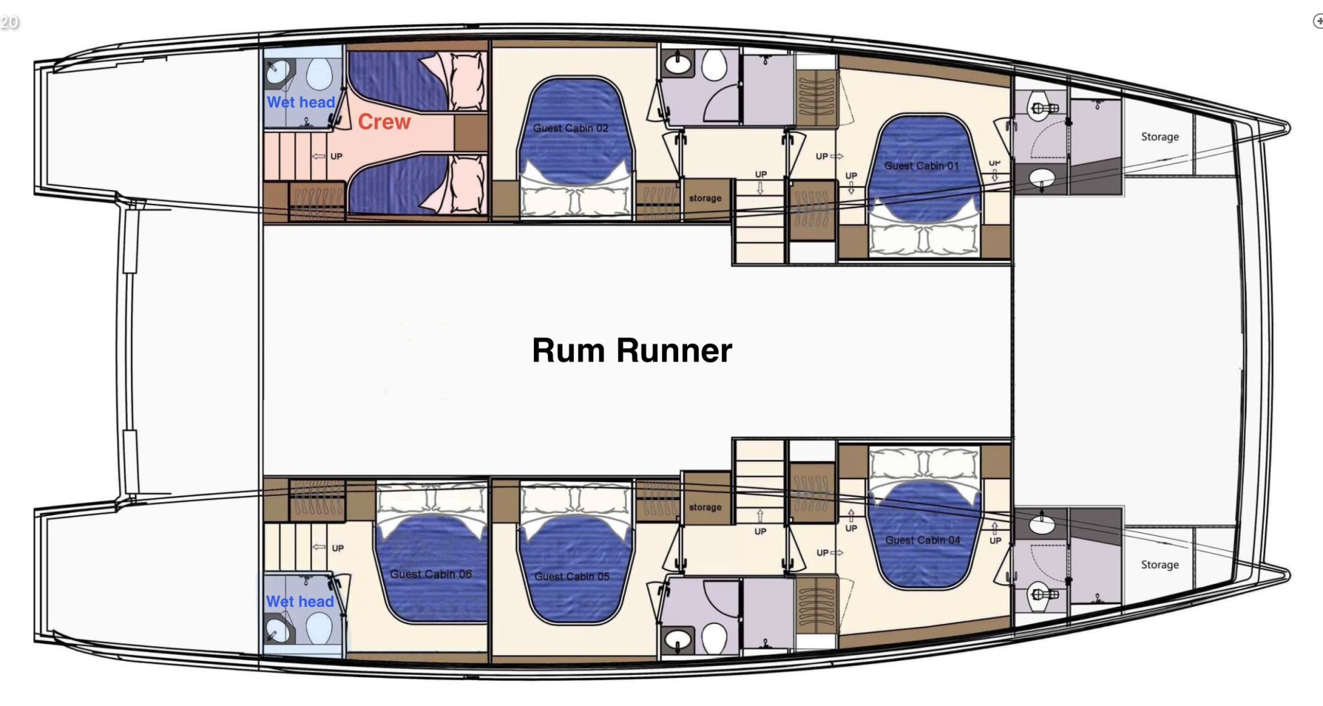 RUM RUNNER exterior — luxury yacht charter