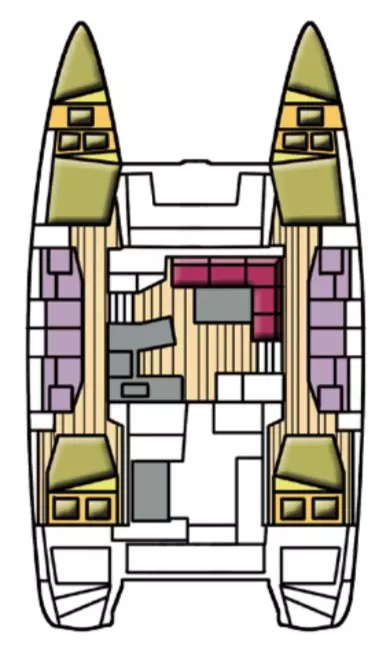 LAGOON 42 — bareboat catamaran charter photo 10