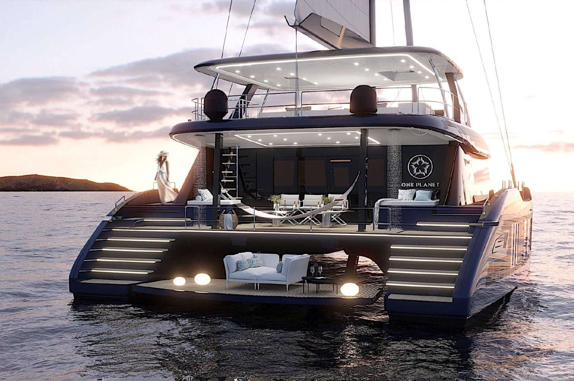 ONE PLANET — yacht for charter in the Grenadines ONE PLANET — crewed catamaran for charter in St Vincent & The Grenadines