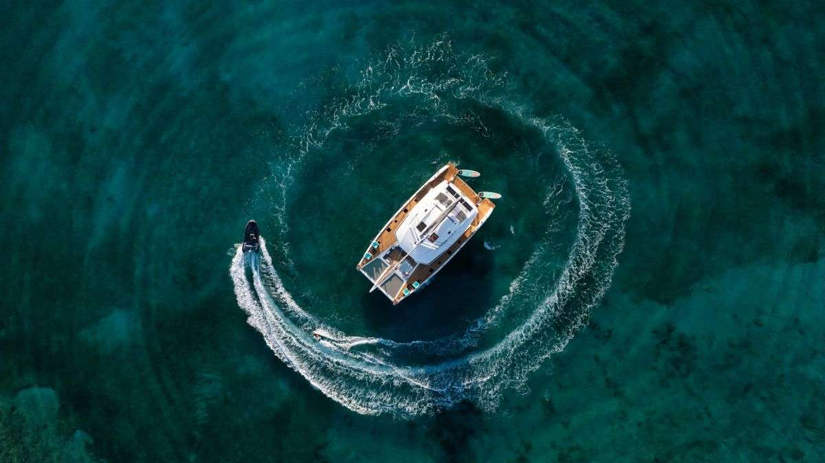 LYRA exterior — luxury yacht charter