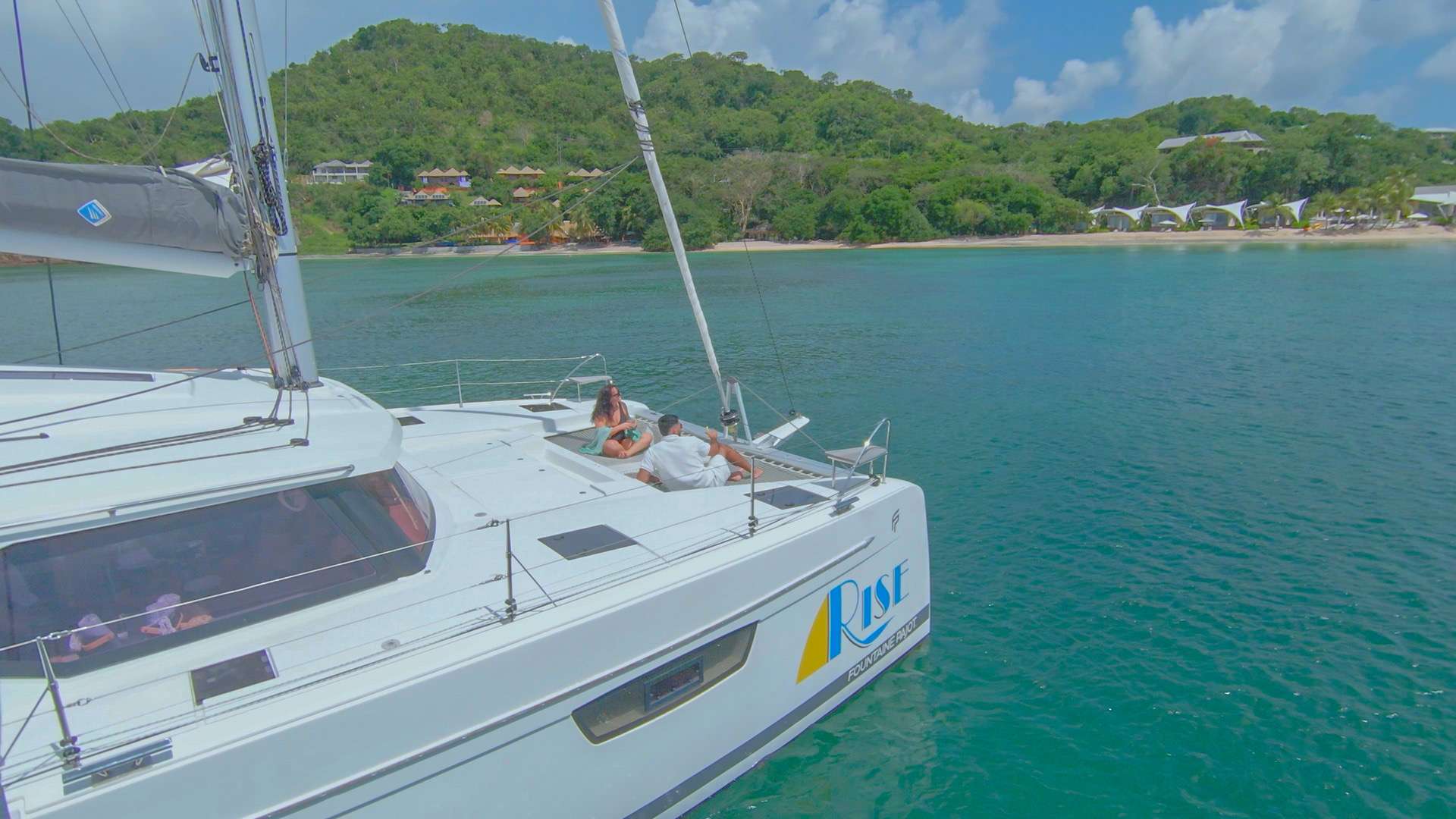RISE exterior — luxury yacht charter