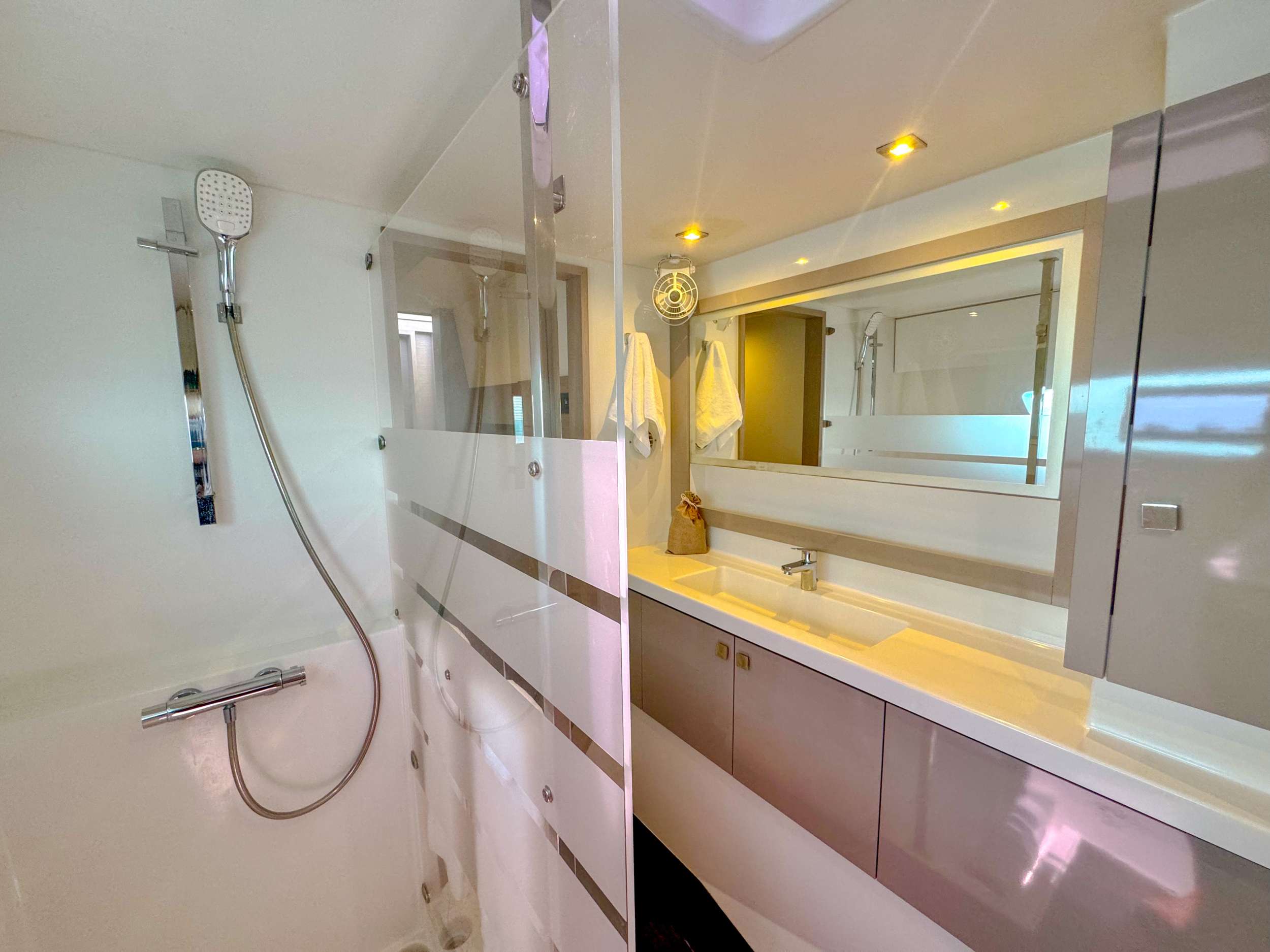 RISE exterior — luxury yacht charter