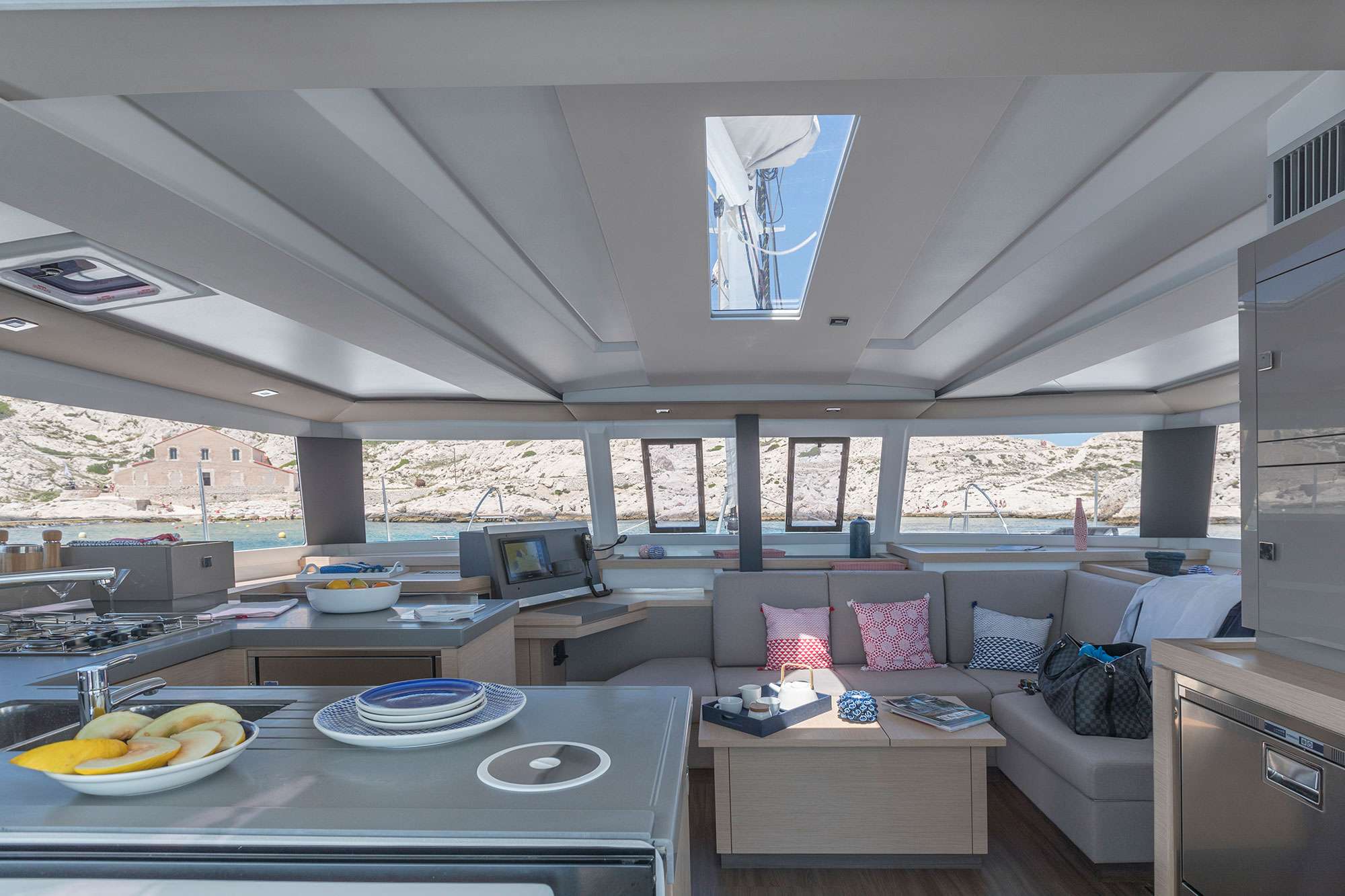 RISE exterior — luxury yacht charter