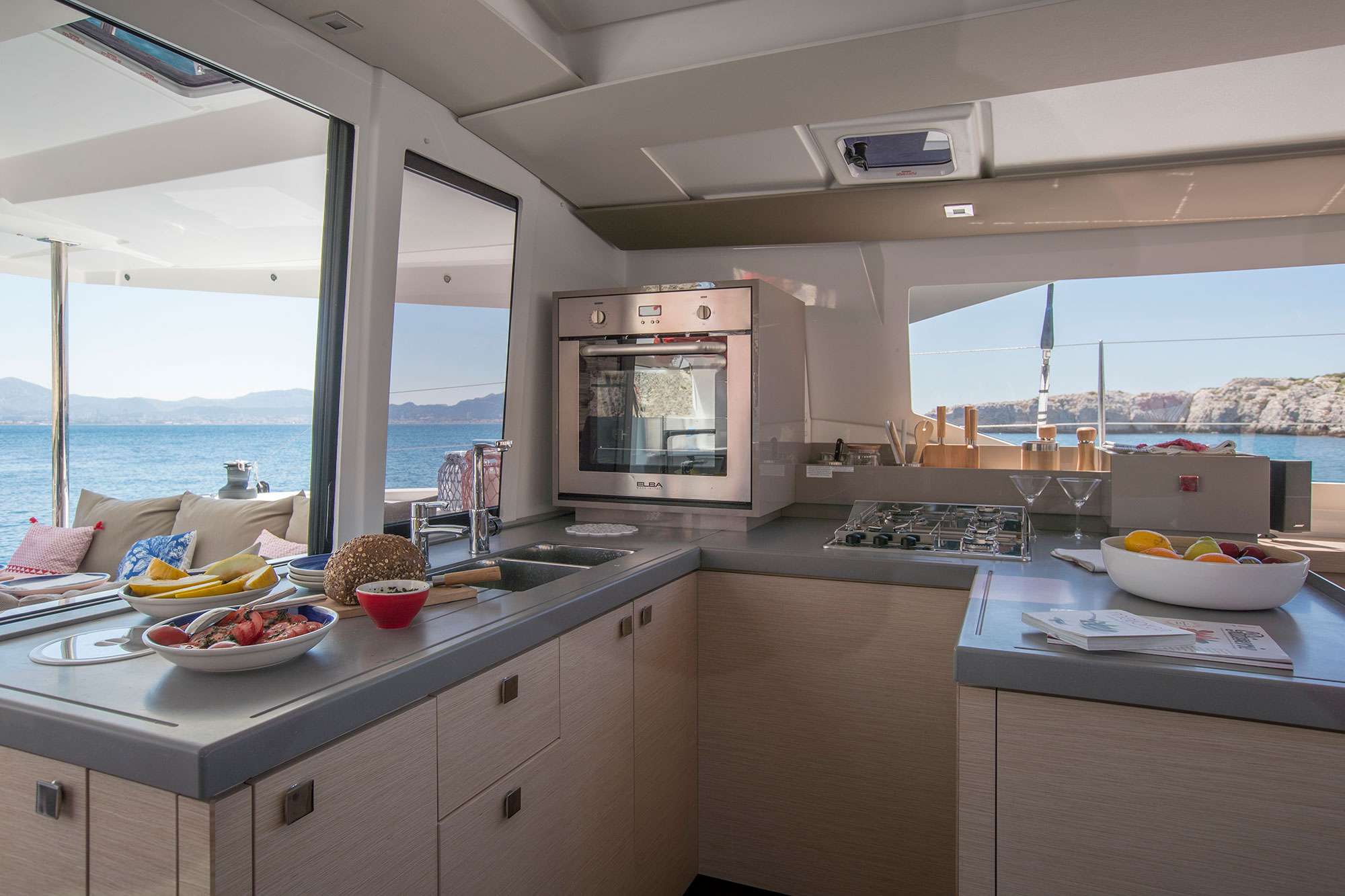 RISE exterior — luxury yacht charter