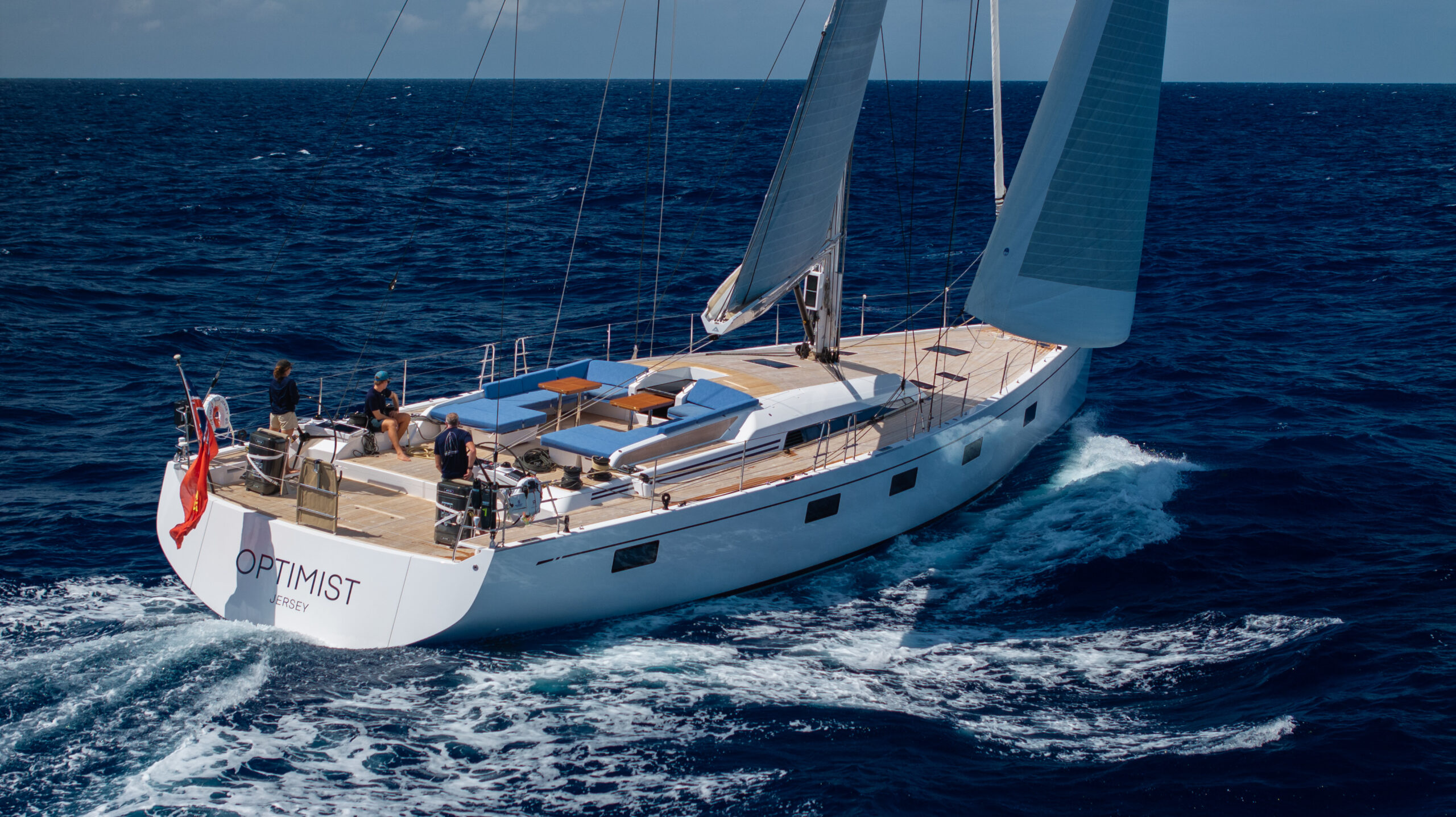 OPTIMIST exterior — luxury yacht charter