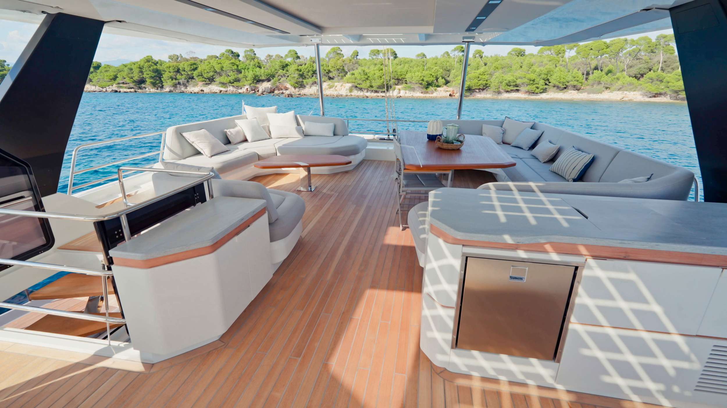 THIRA — yacht for charter in the Grenadines THIRA — crewed catamaran for charter in St Vincent & The Grenadines