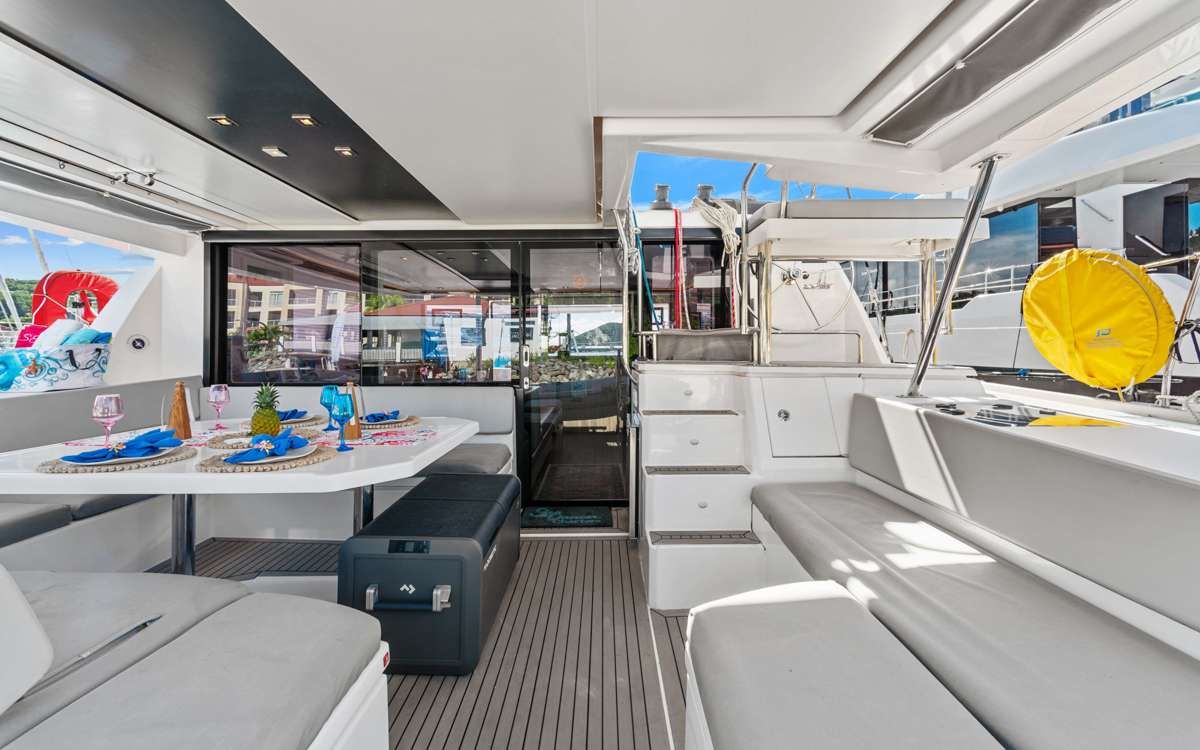 Sea Dancer - Leopard 45 exterior — luxury yacht charter