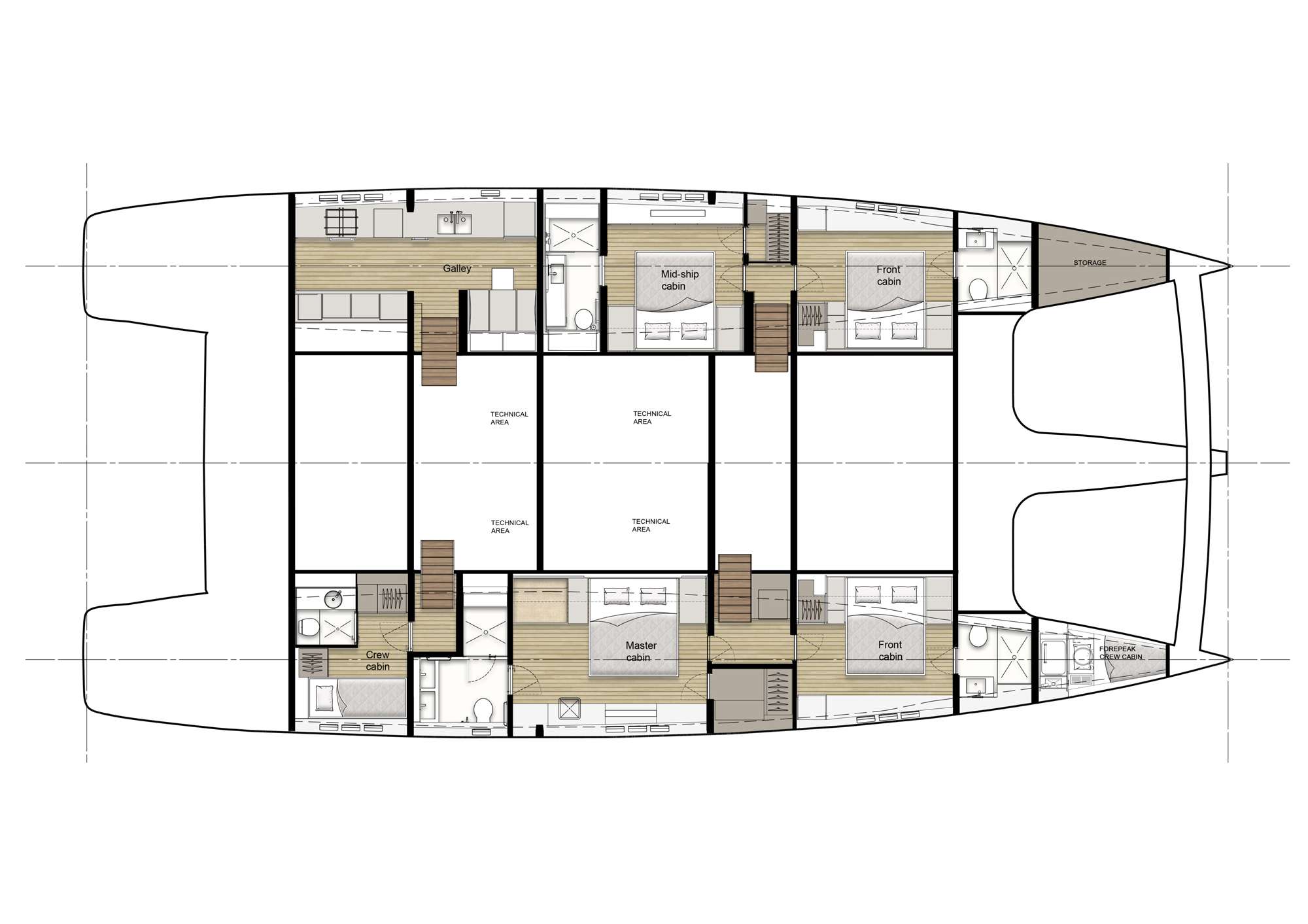 ENTRE4 exterior — luxury yacht charter