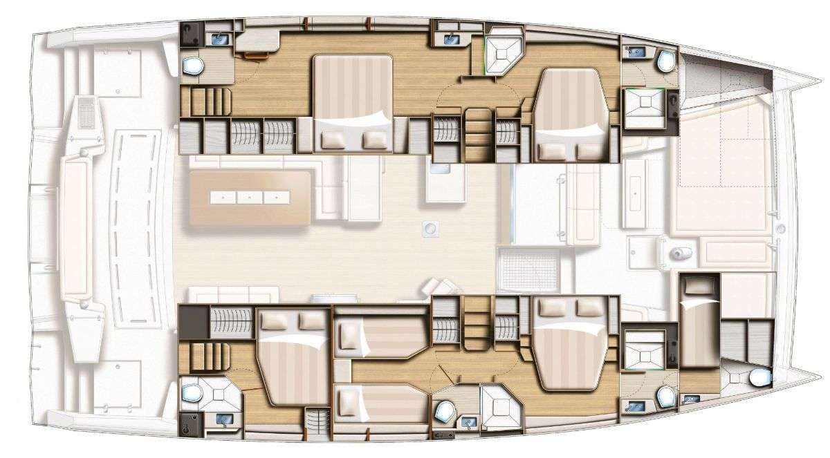 HIGH 5 exterior — luxury yacht charter