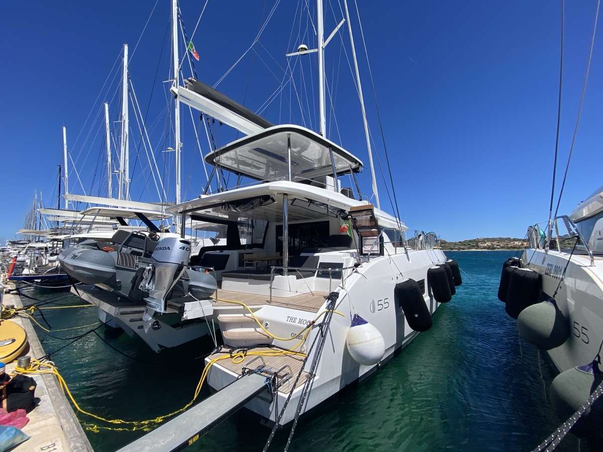 MOON exterior — luxury yacht charter