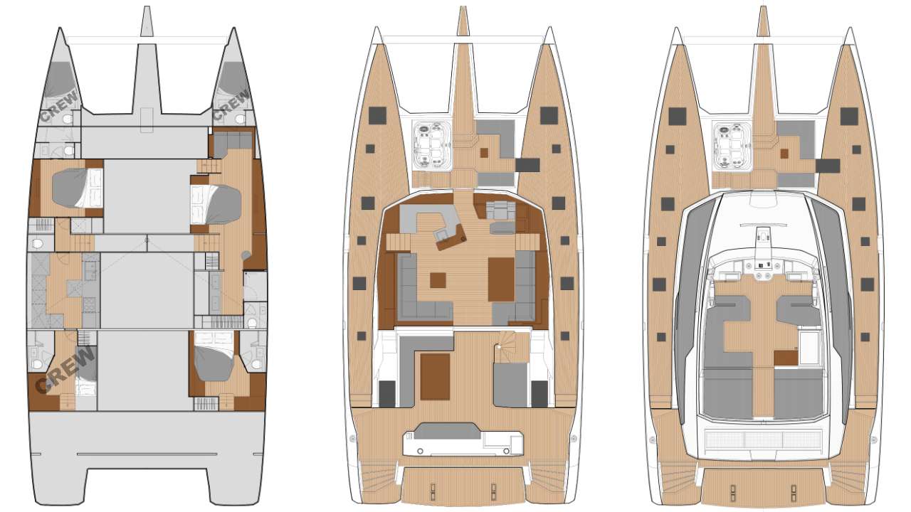LIQUID SKY exterior — luxury yacht charter