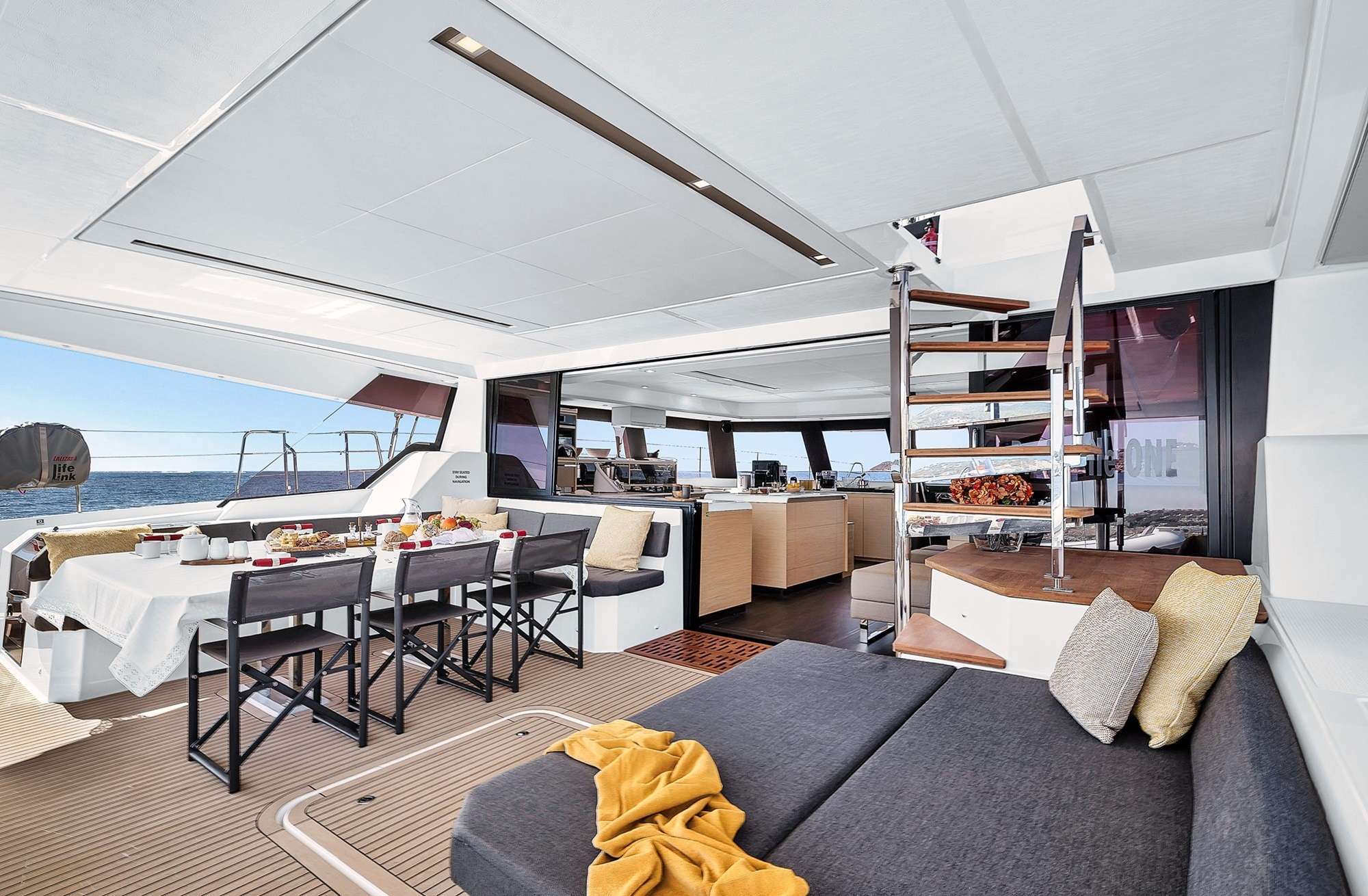NEOW exterior — luxury yacht charter