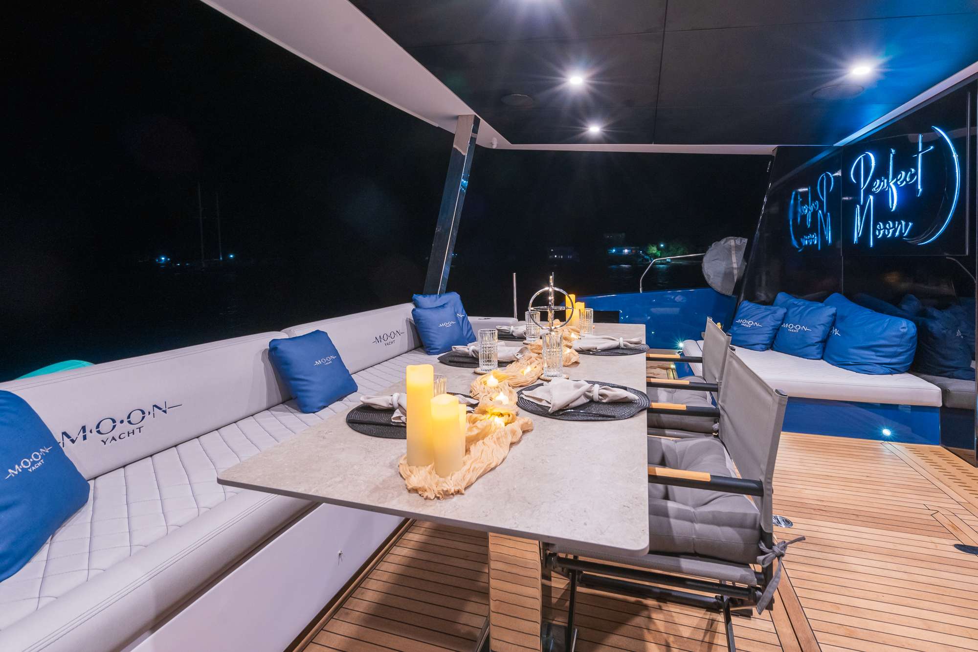 PERFECT MOON exterior — luxury yacht charter