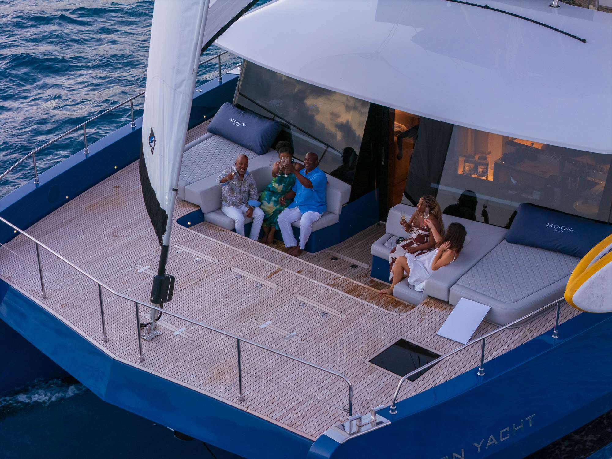 PERFECT MOON exterior — luxury yacht charter