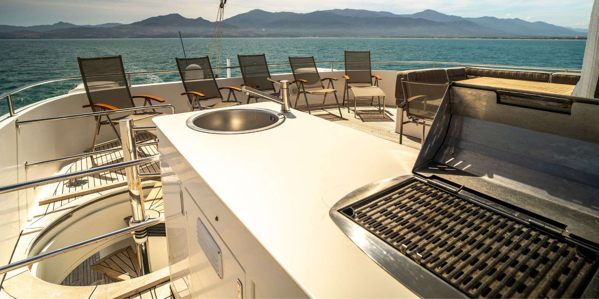 HOUBARA exterior — luxury yacht charter