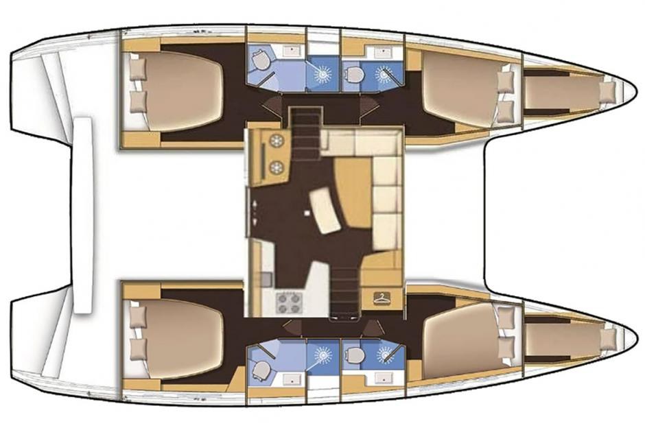 LAGOON 42 — bareboat catamaran charter photo 5