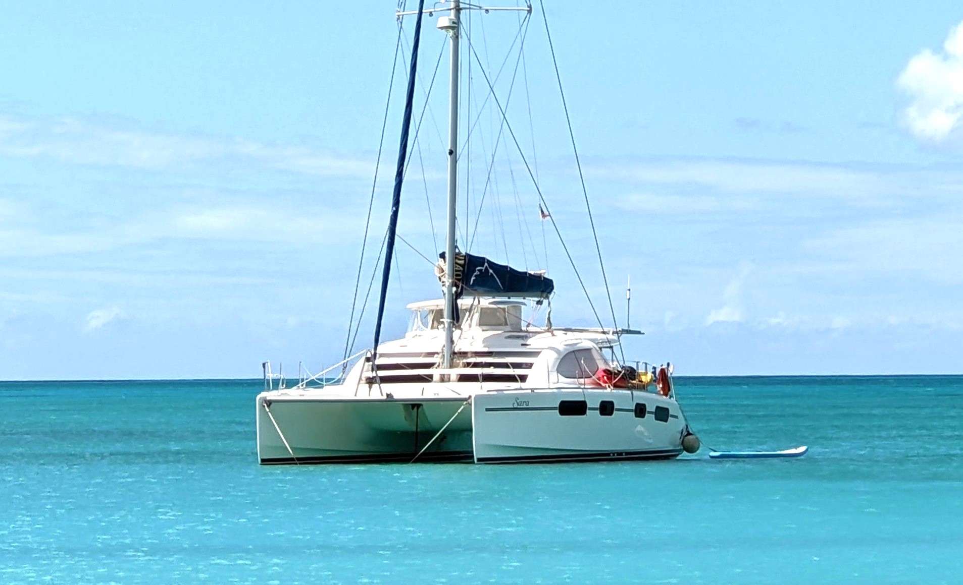 SARA — yacht for charter in the Grenadines SARA — crewed catamaran for charter in St Vincent & The Grenadines