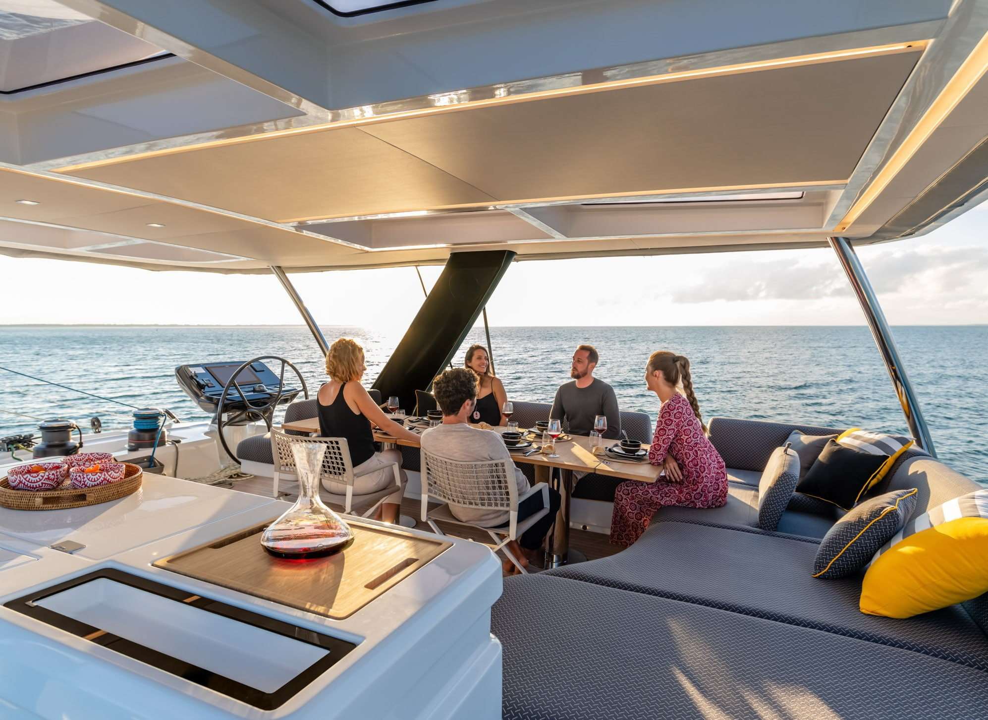 REVERIE exterior — luxury yacht charter