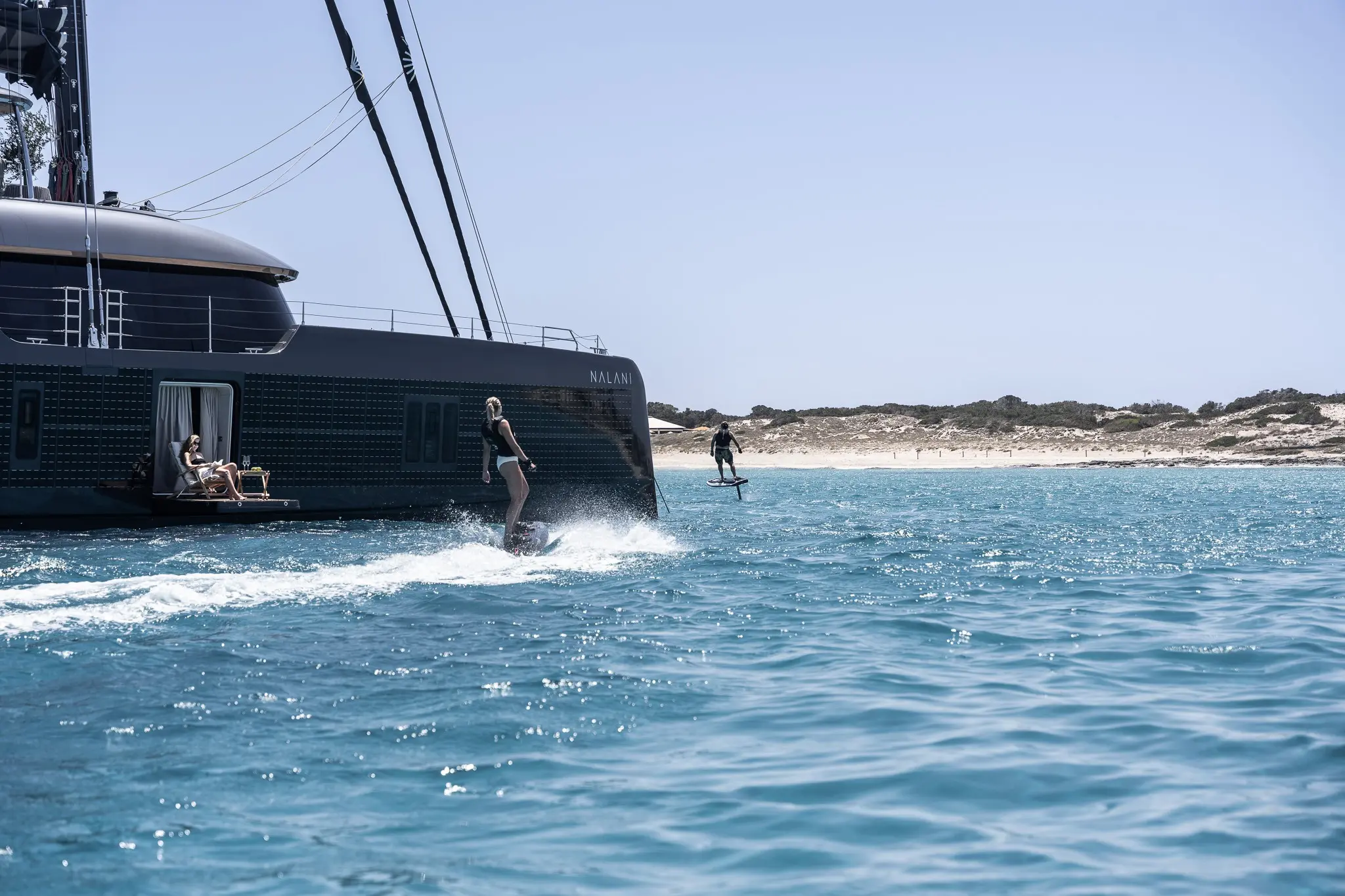 NALANI exterior — luxury yacht charter