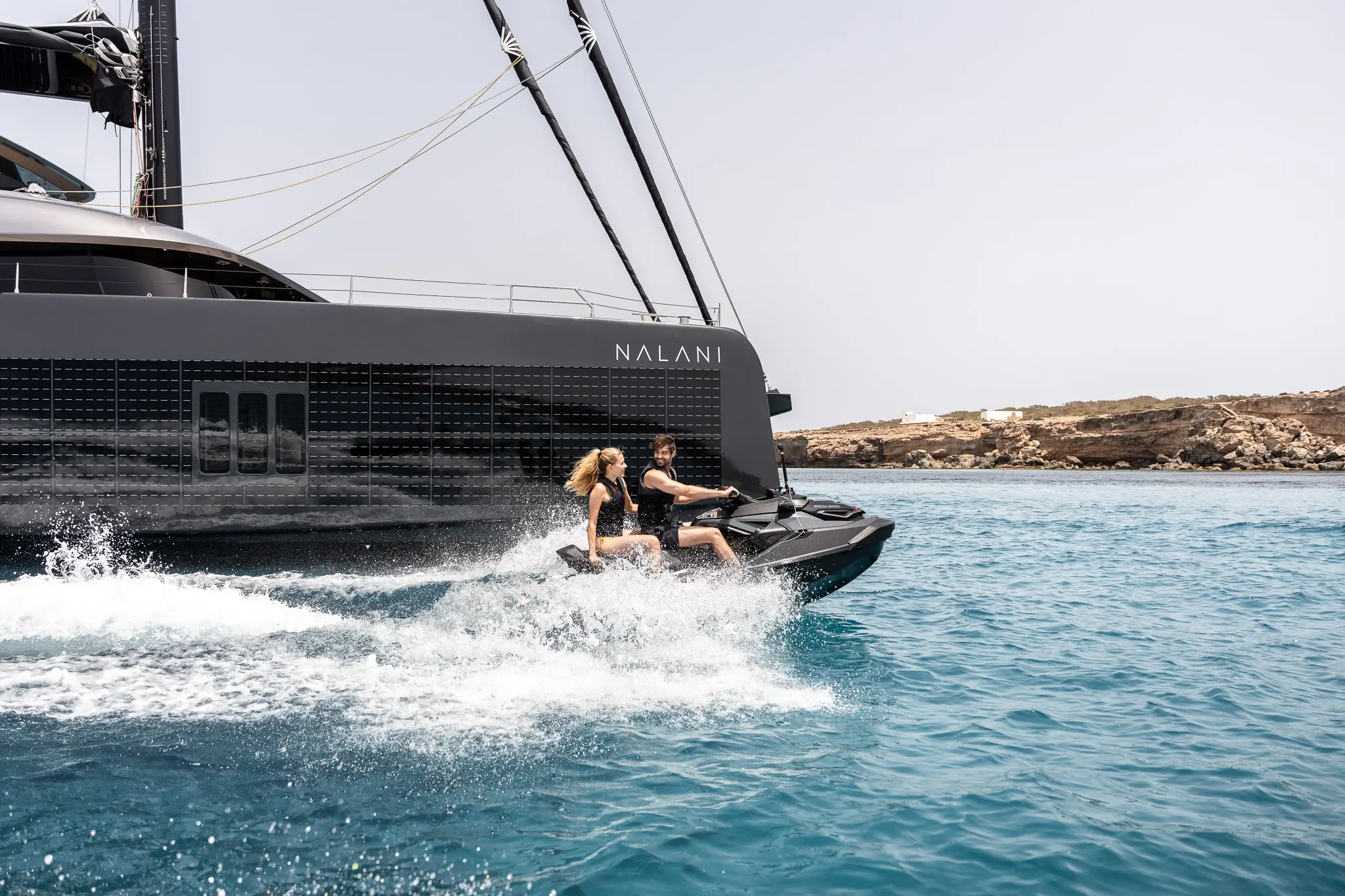 NALANI exterior — luxury yacht charter