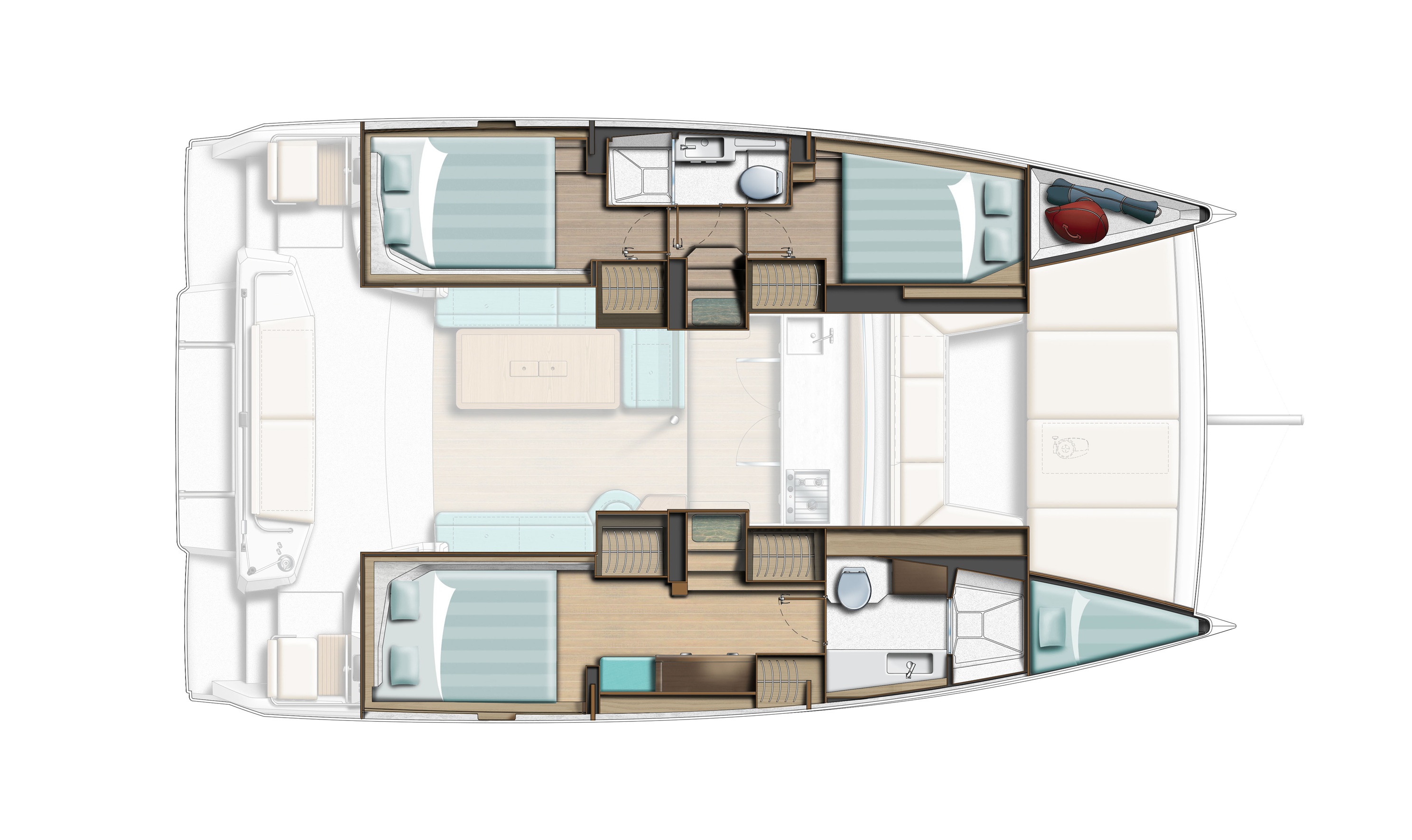 Bali Catsmart 39 — bareboat catamaran charter photo 11