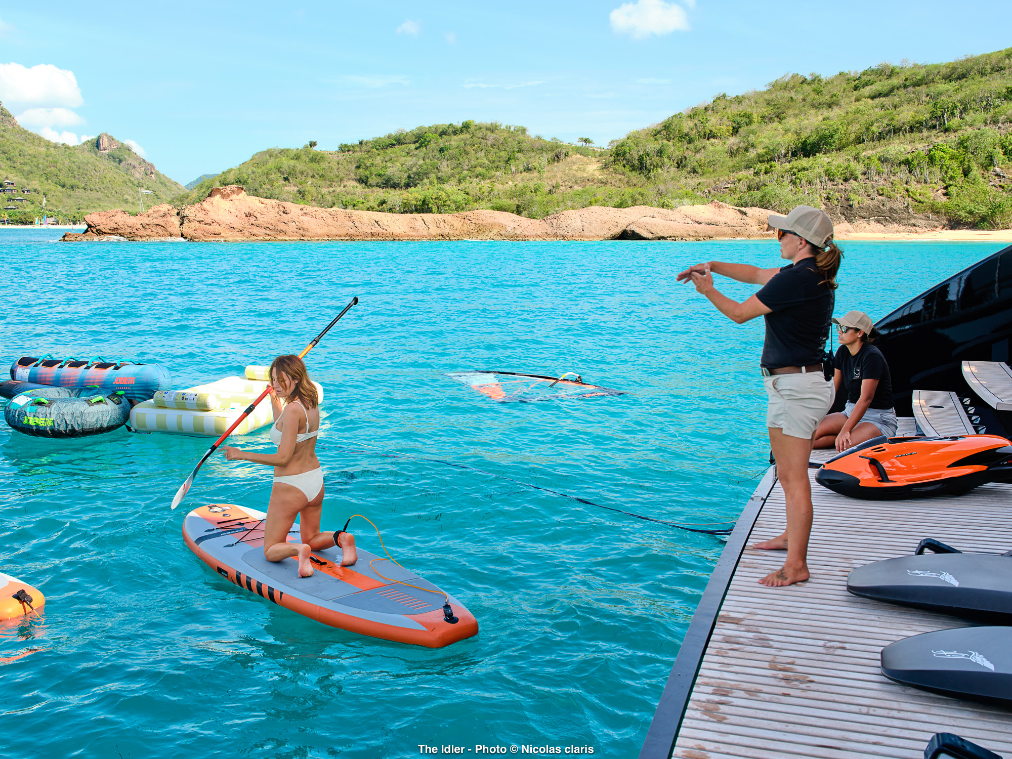 THE IDLER exterior — luxury yacht charter