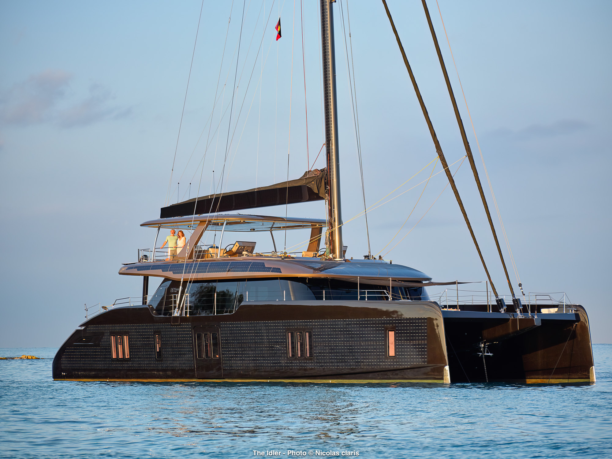 THE IDLER exterior — luxury yacht charter
