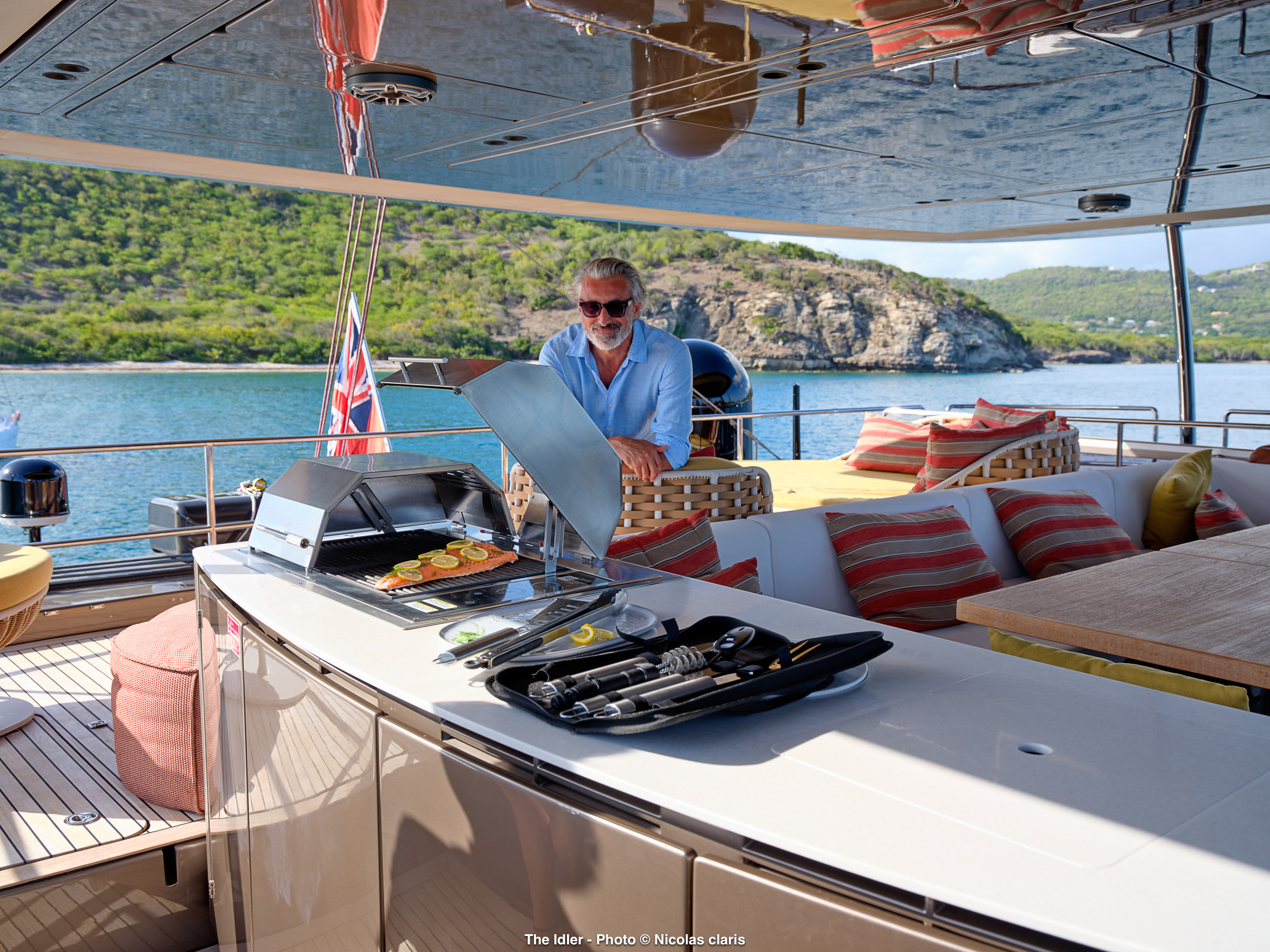 THE IDLER exterior — luxury yacht charter