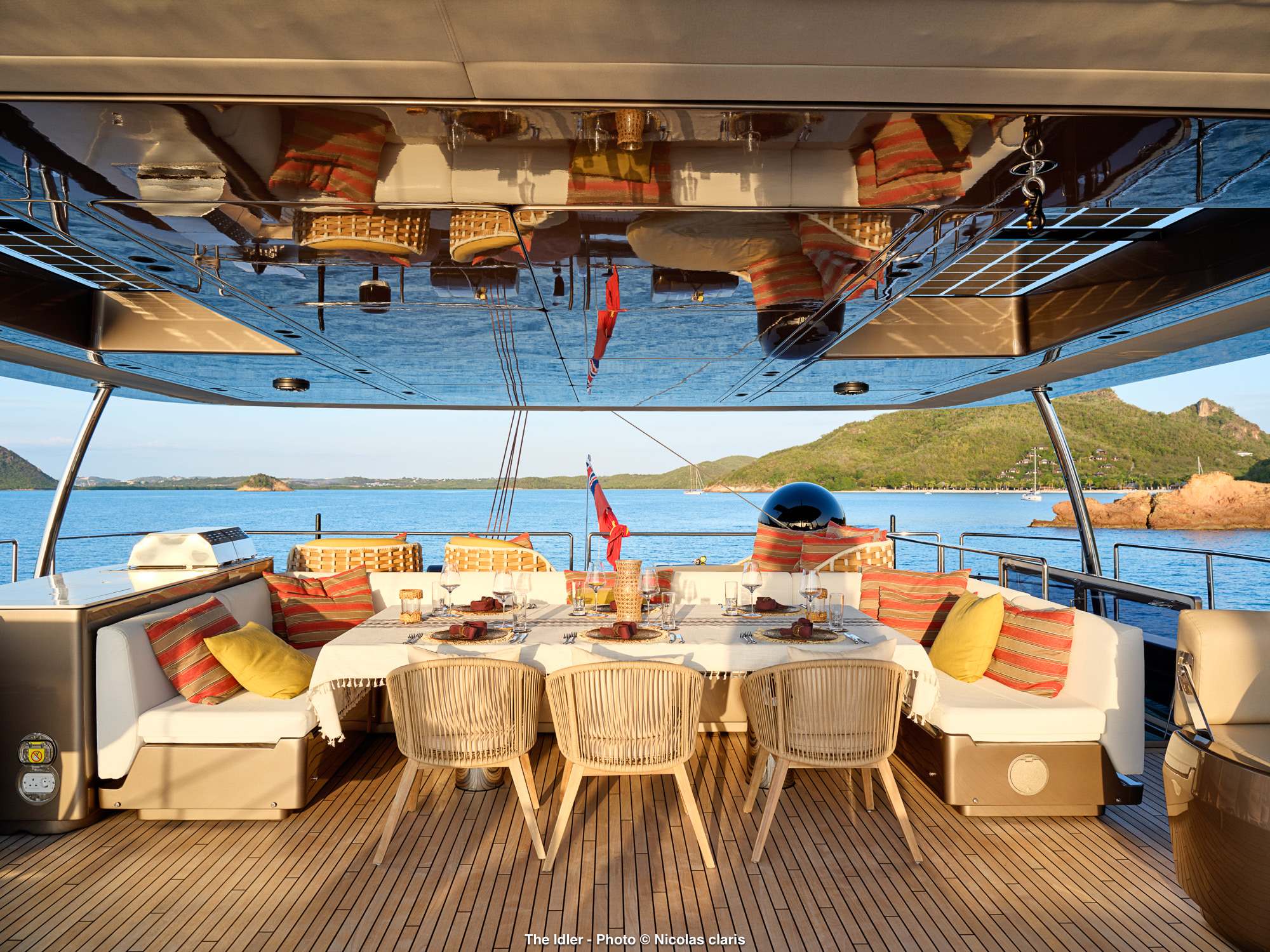THE IDLER exterior — luxury yacht charter