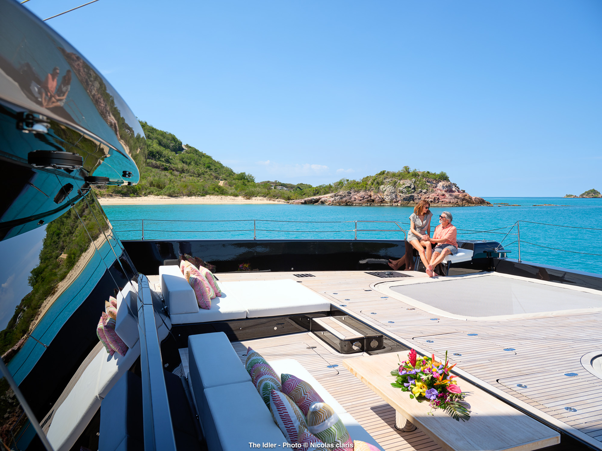 THE IDLER exterior — luxury yacht charter